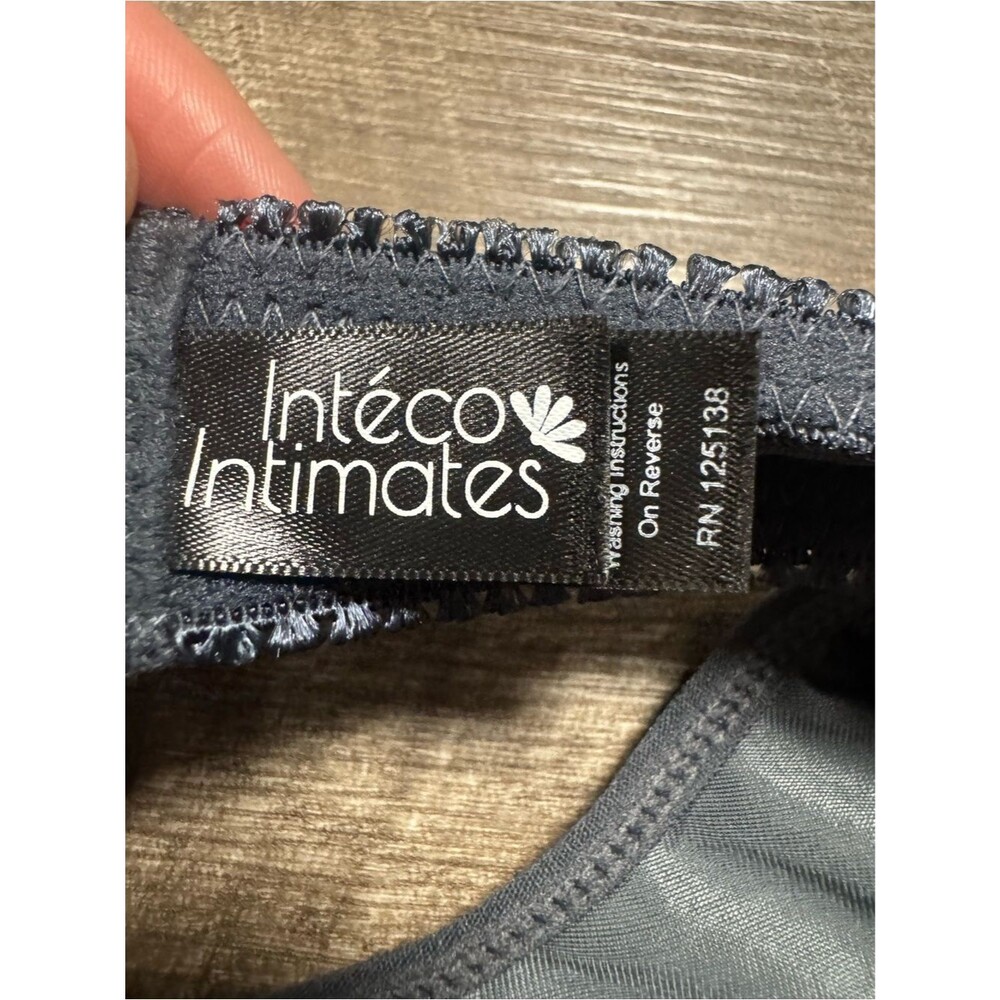 Inteco Intimates Grey One Piece Size Large - Picture 3 of 8